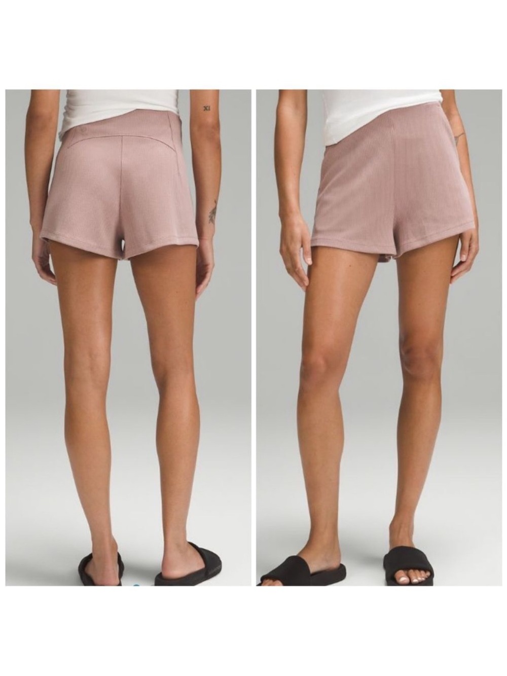 Lululemon Ribbed Softstreme High-Rise
Short 2" twilight rose size 6